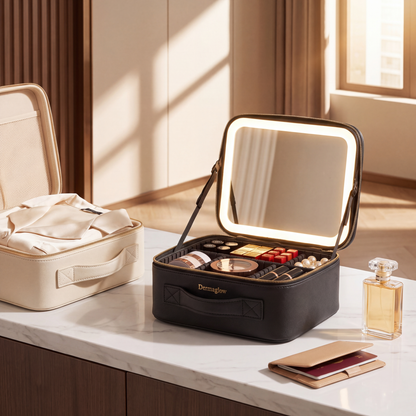 Dermaglow LumiCase™ LED Beauty Organizer