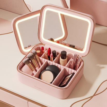 Dermaglow LumiCase™ LED Beauty Organizer